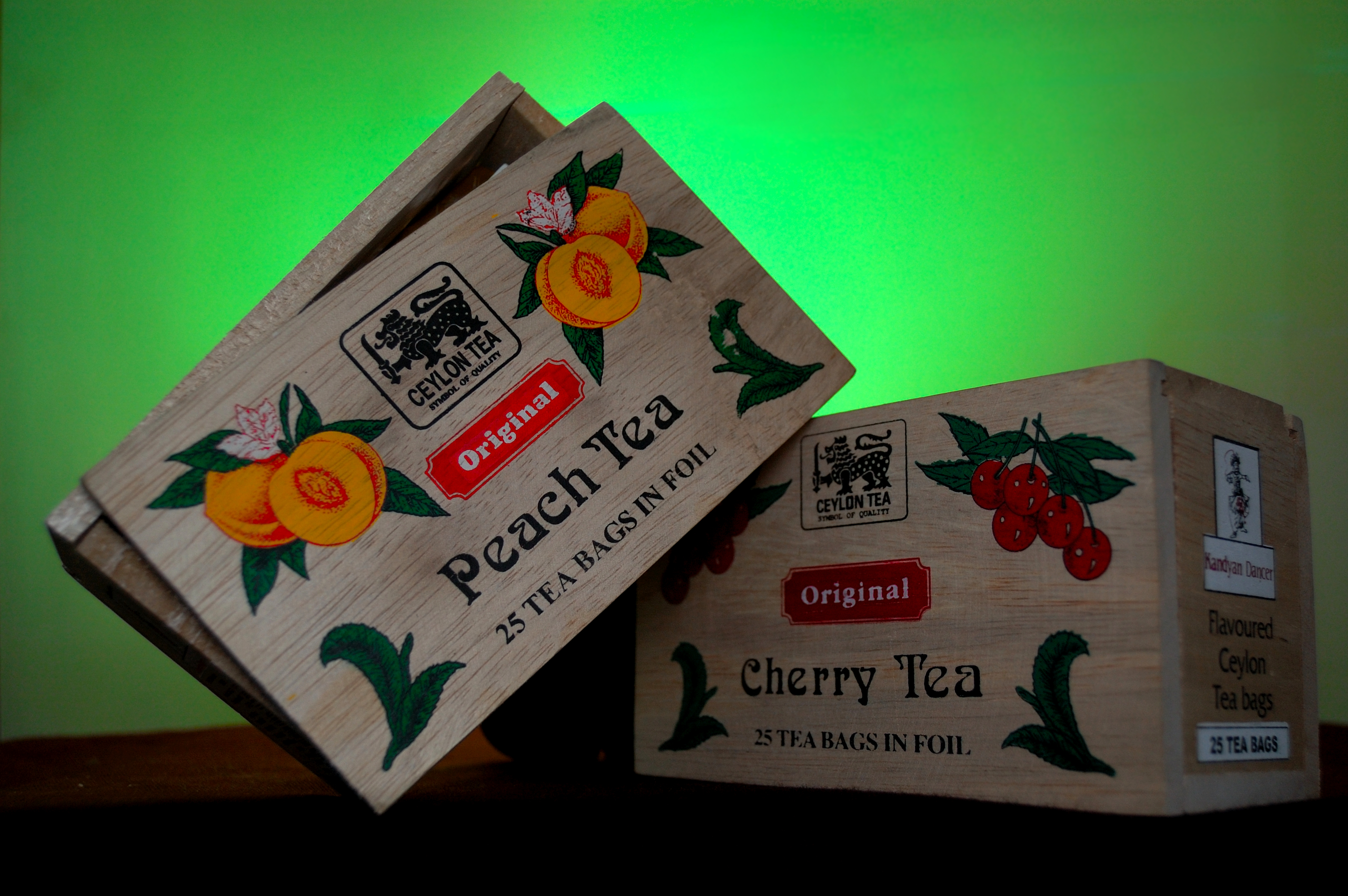 Cajitas de té ceilandés