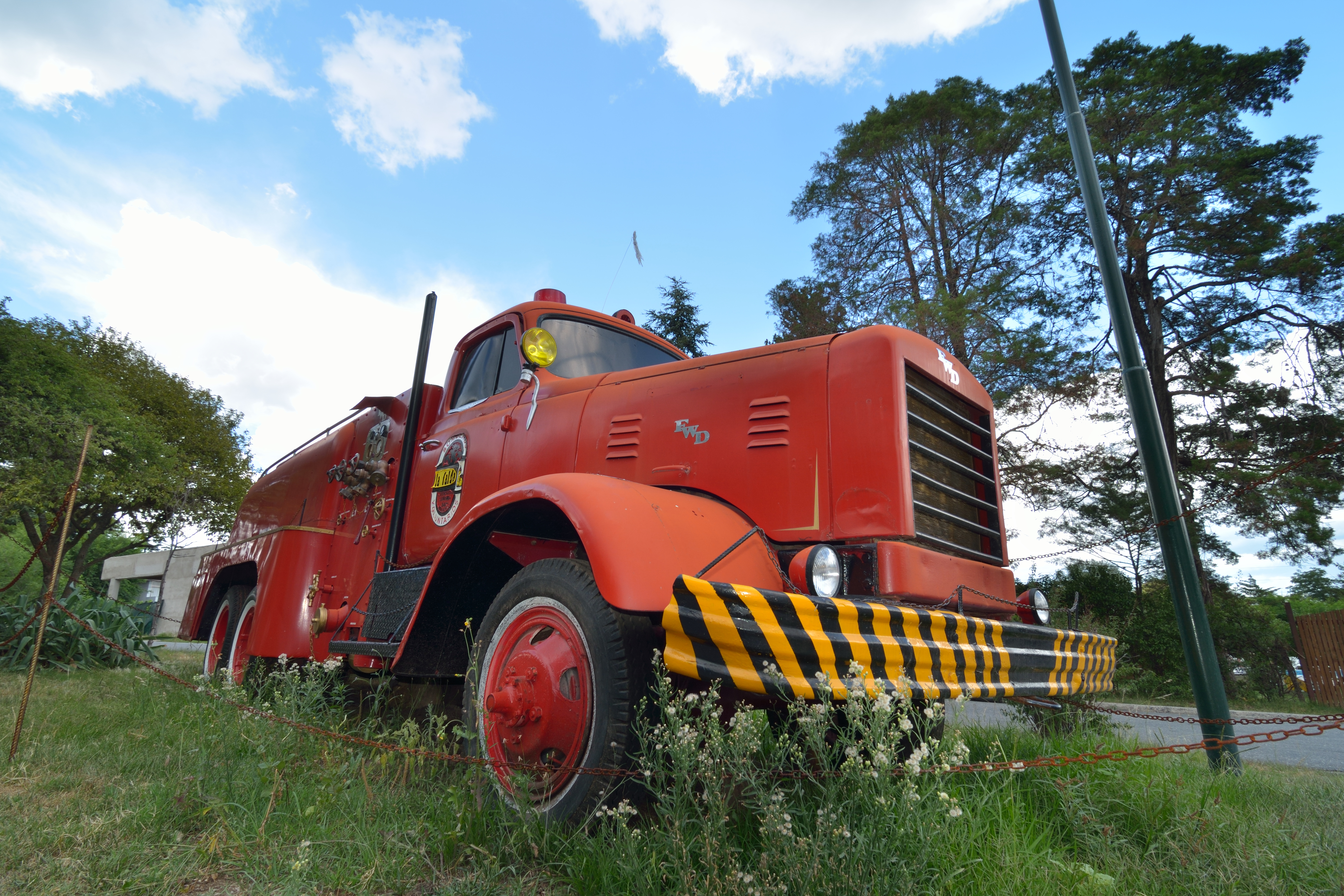 El antiguo camión de los bomberos de La Falda (2)