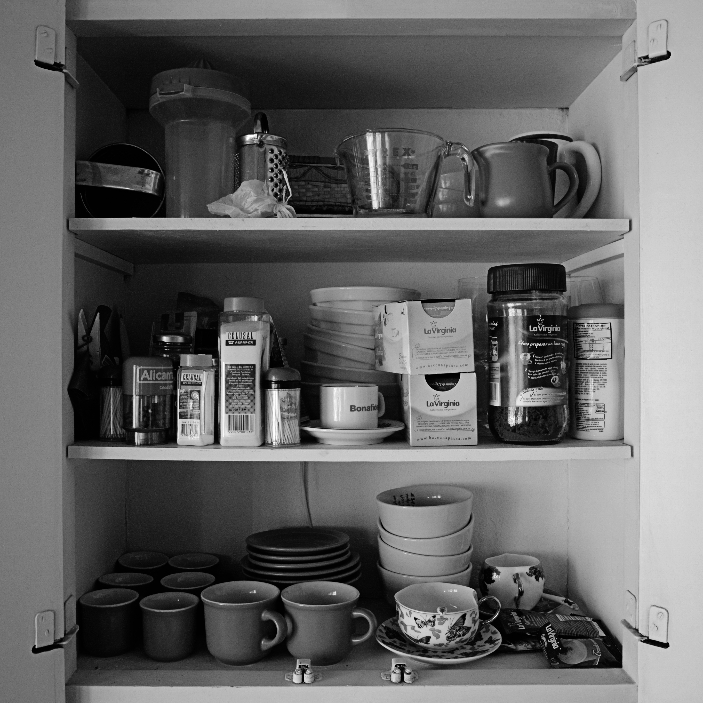 La alacena (en blanco y negro)
