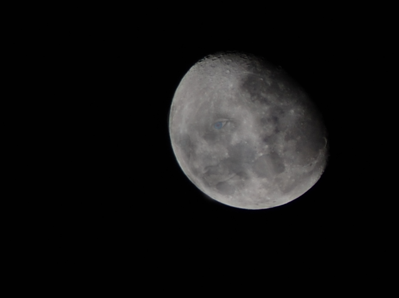 La Luna observando....