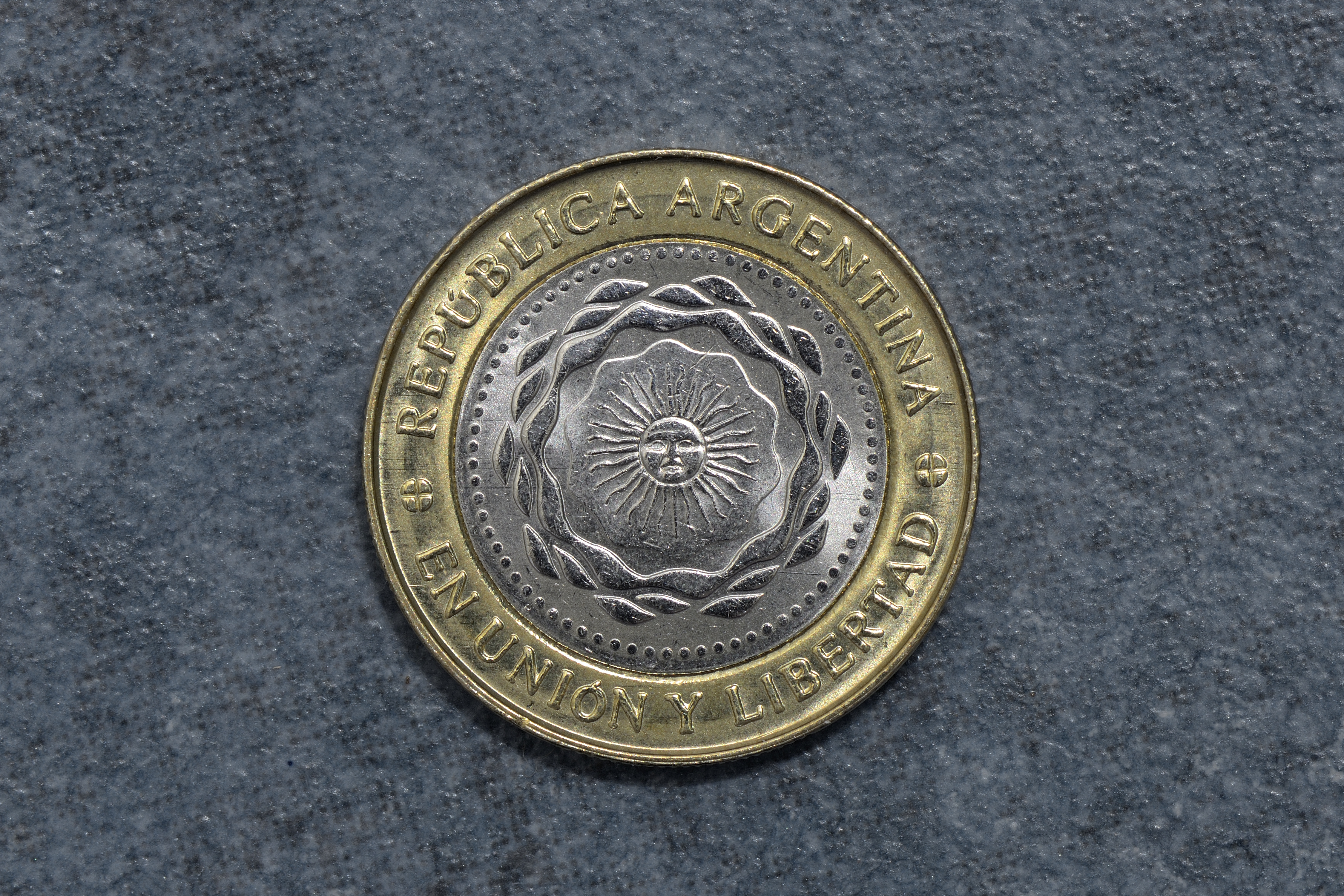 Moneda de dos pesos (cara)