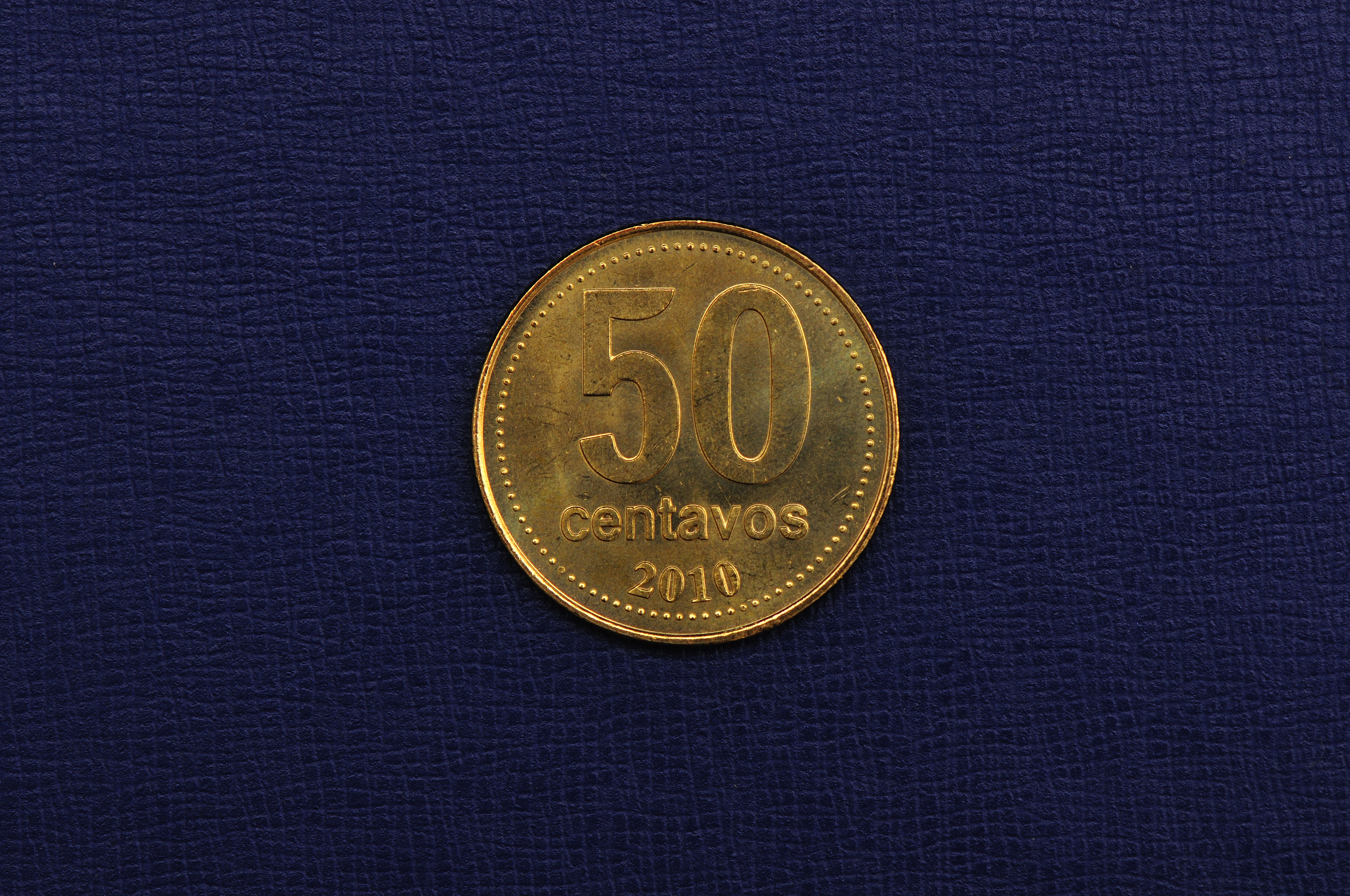 Moneda de 50 centavos (cruz)
