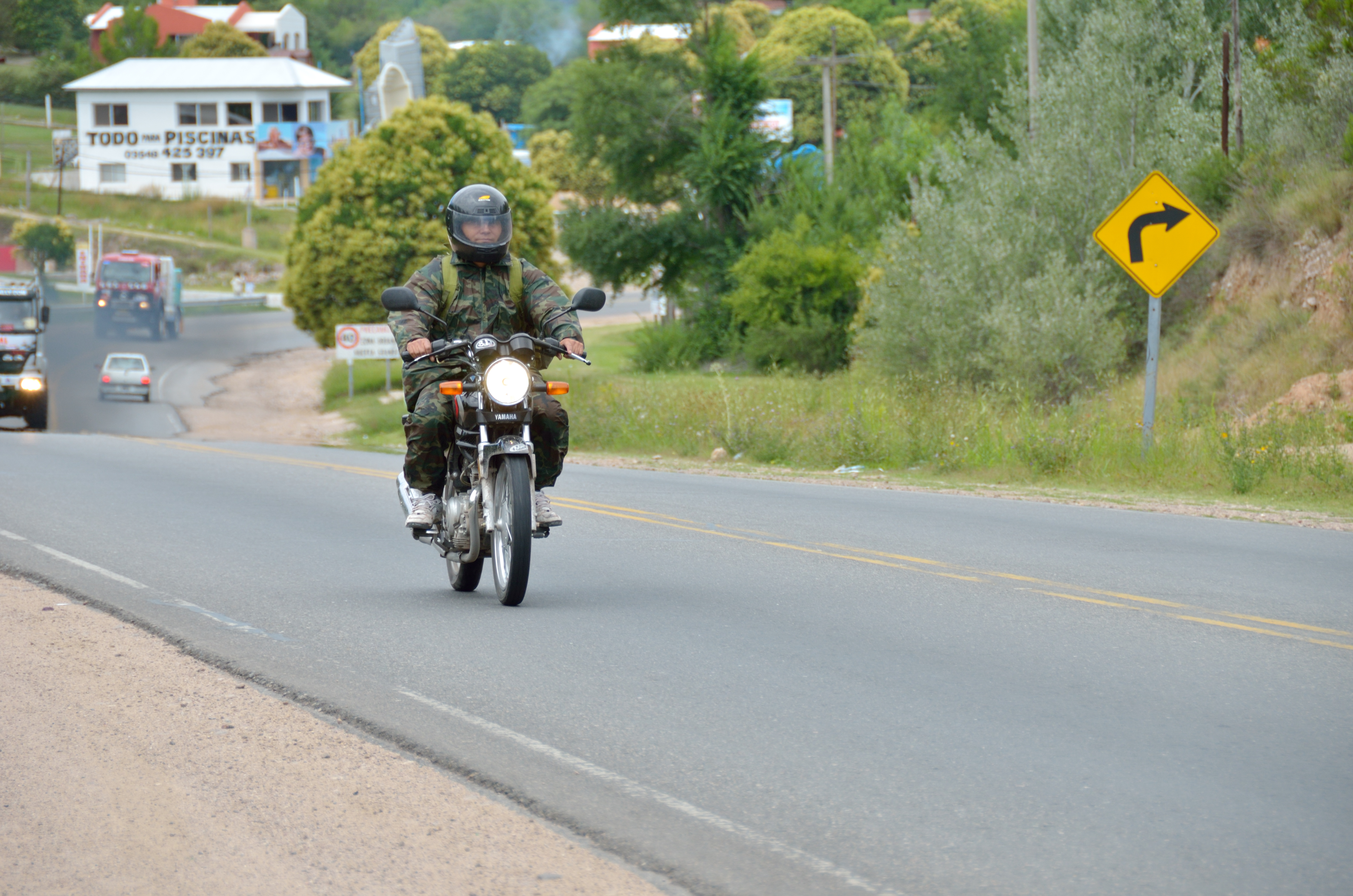 Motoqueando en la ruta