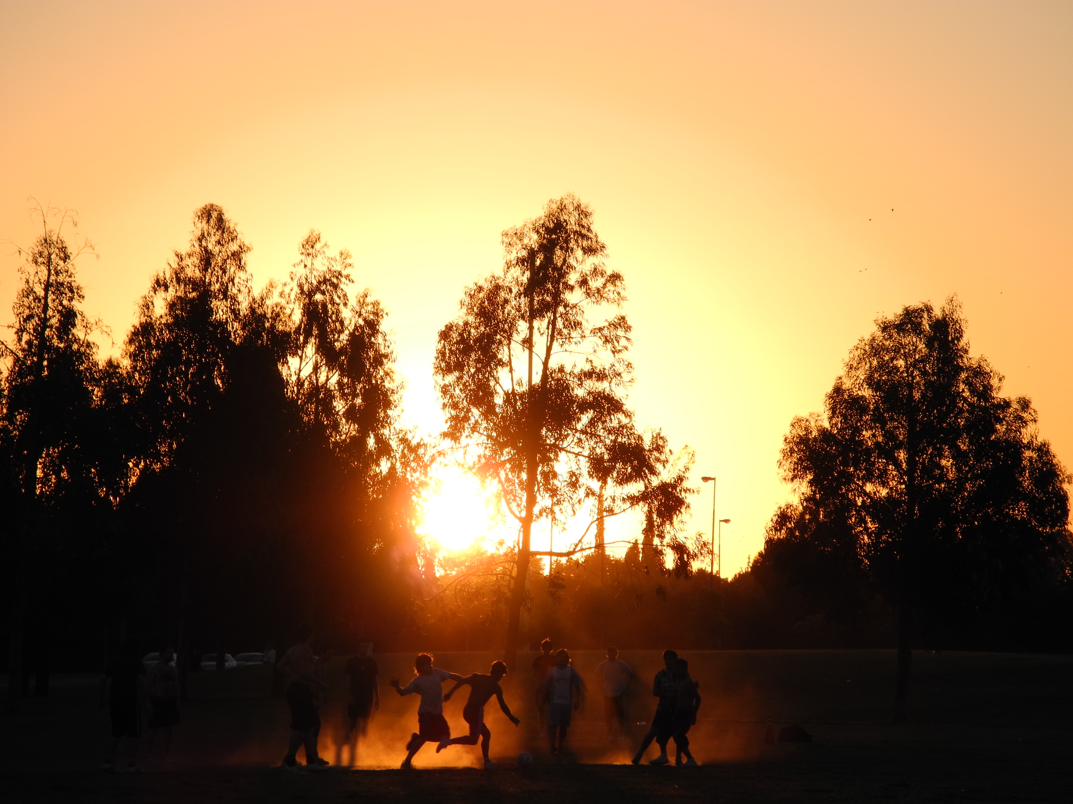 Partidito al atardecer
