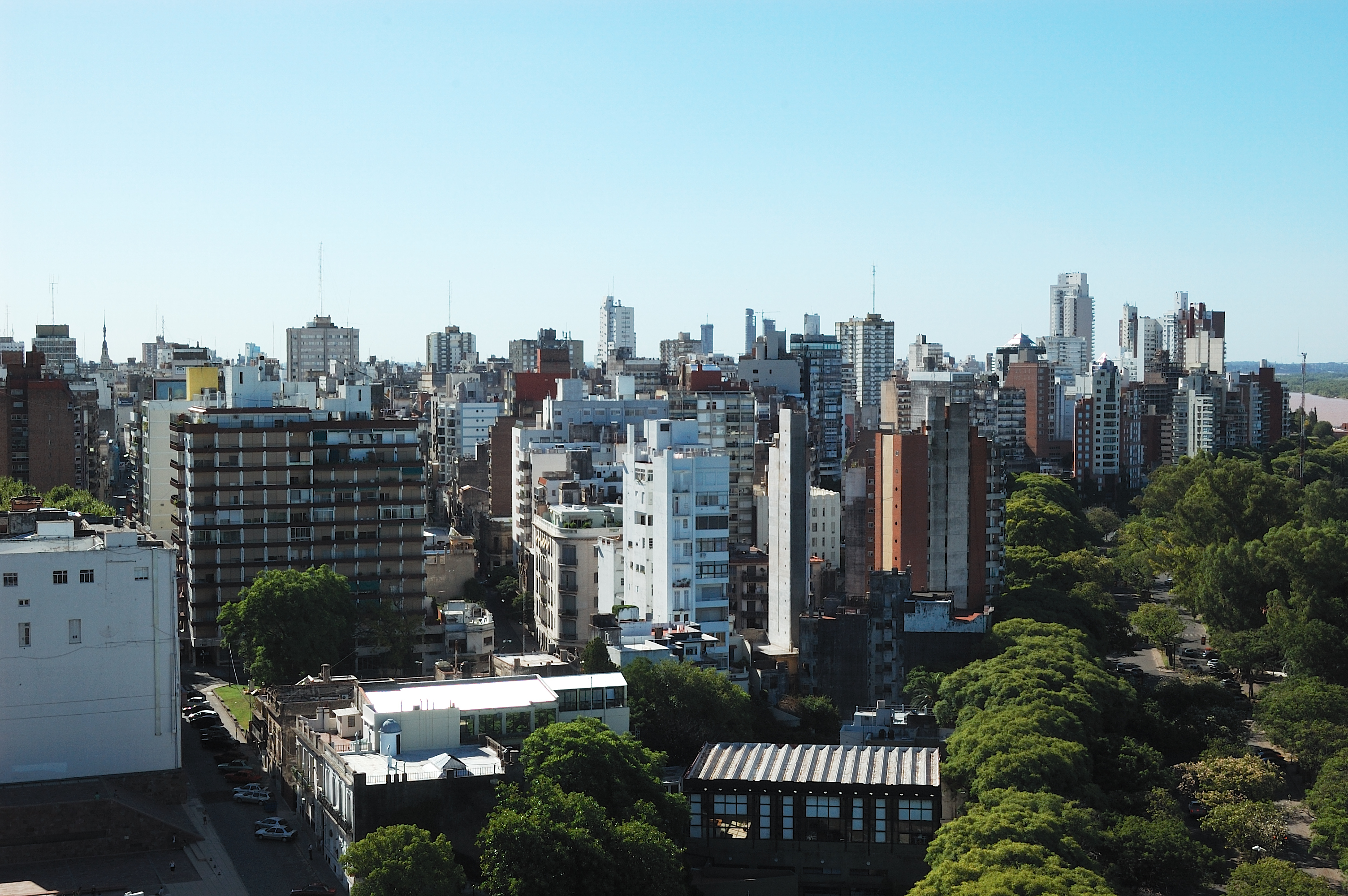 Rosario desde el Monumento a la Bandera